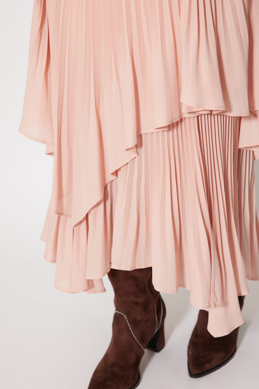 rienda「プリーツティアードマキシスカート」|スカート|