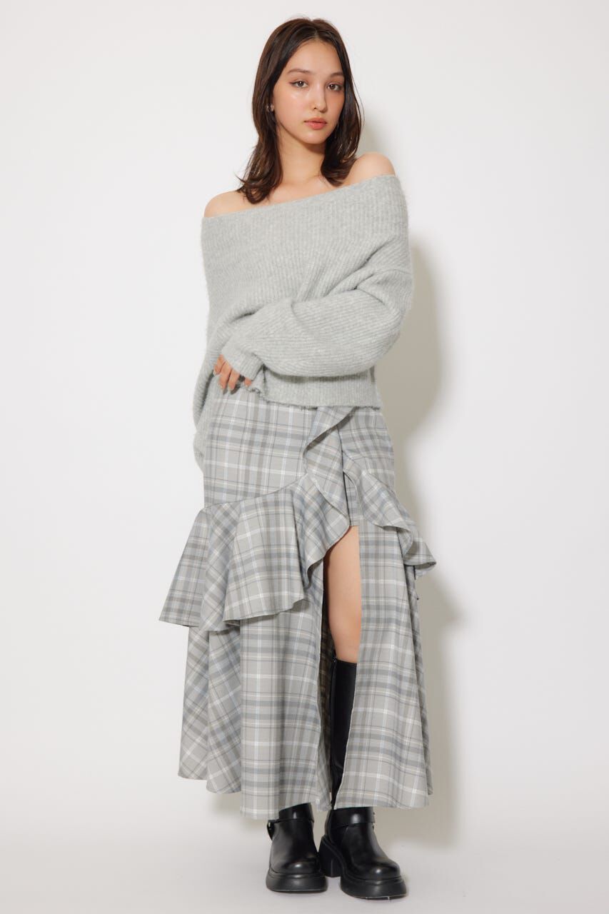 rienda「オフショルニットトップス」|ニット・セーター|