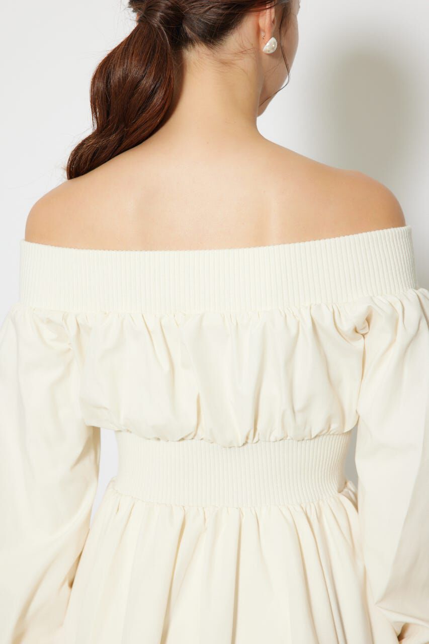 rienda「MA-1オフショルロングスリーブミニワンピース」|ワンピース|