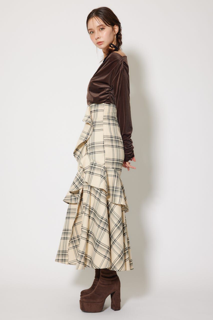 rienda「ソフティーカットオフショルトップス」|Tシャツ・カットソー|