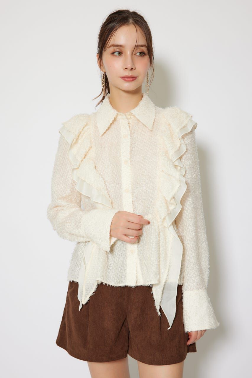 rienda「2WAYフリルブラウス」|シャツ・ブラウス|