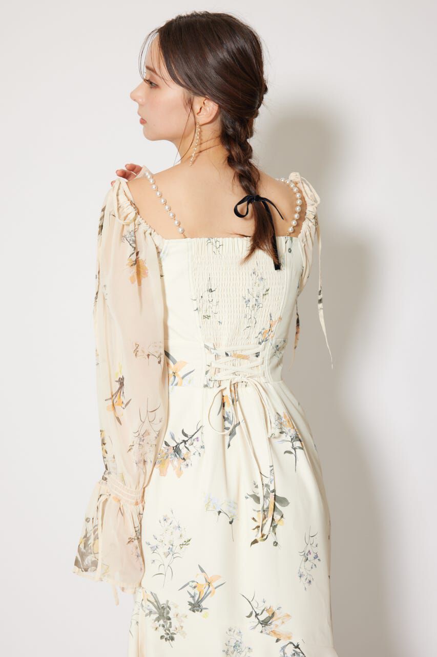 rienda「ビスチェパターンアシンンメトリーマーメイドワンピース」|ワンピース|