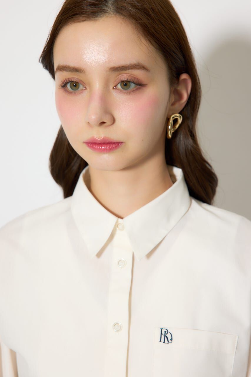 rienda「バックリボンレイヤードシャツ」|シャツ・ブラウス|