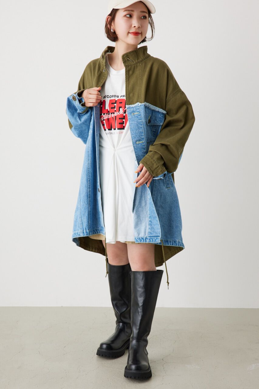 RODEO CROWNS「DENIM リメイクライク モッズコート」|その他|