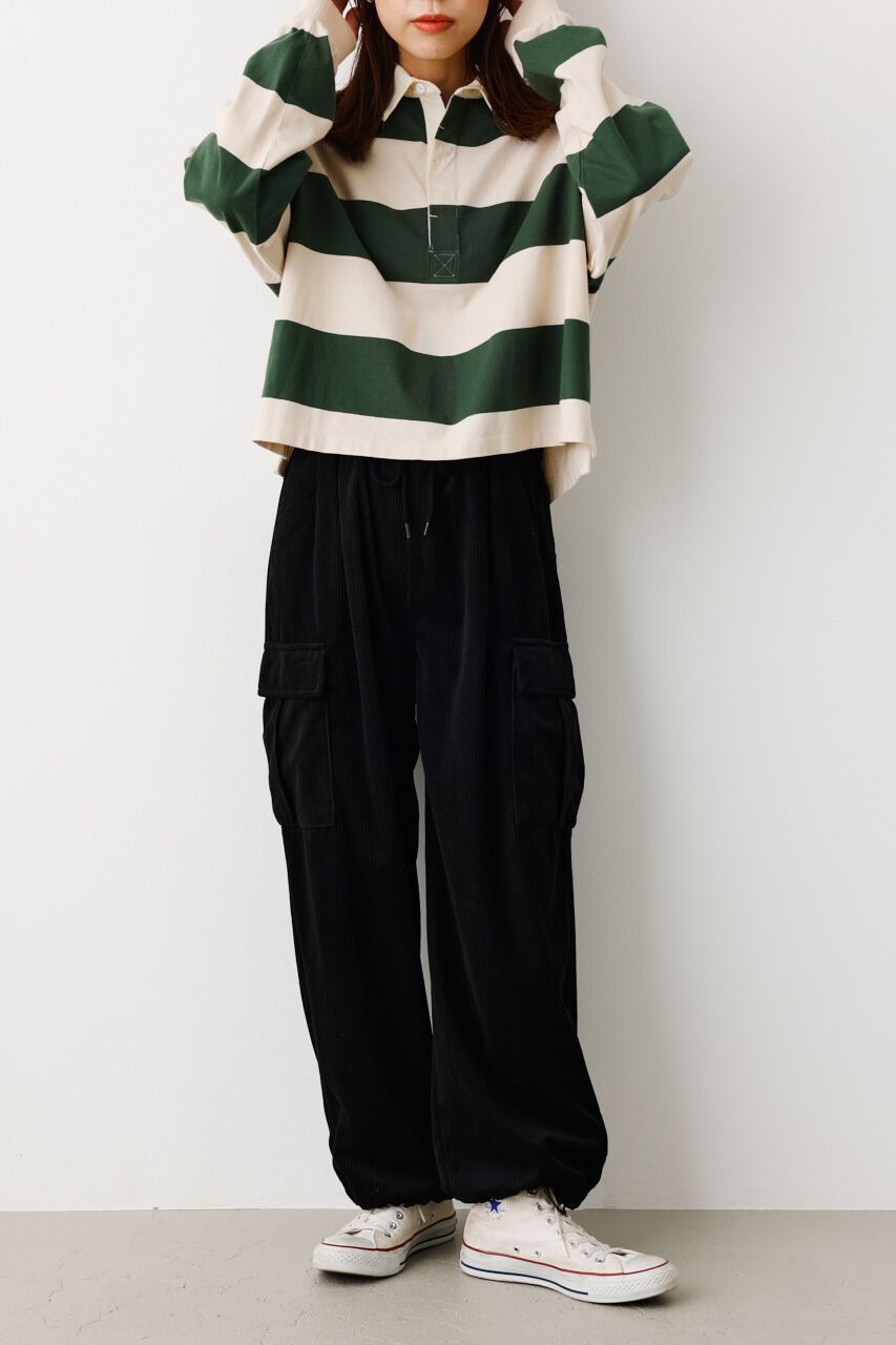 RODEO CROWNS「ライトコーデュロイカーゴパンツ」|その他|BLK