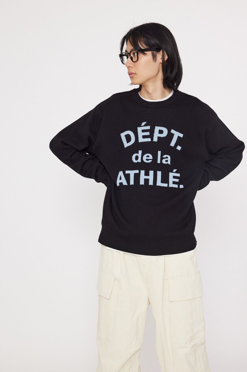 RODEO CROWNS「メンズスウェットライクジャガードニットトップス」|ニット・セーター|