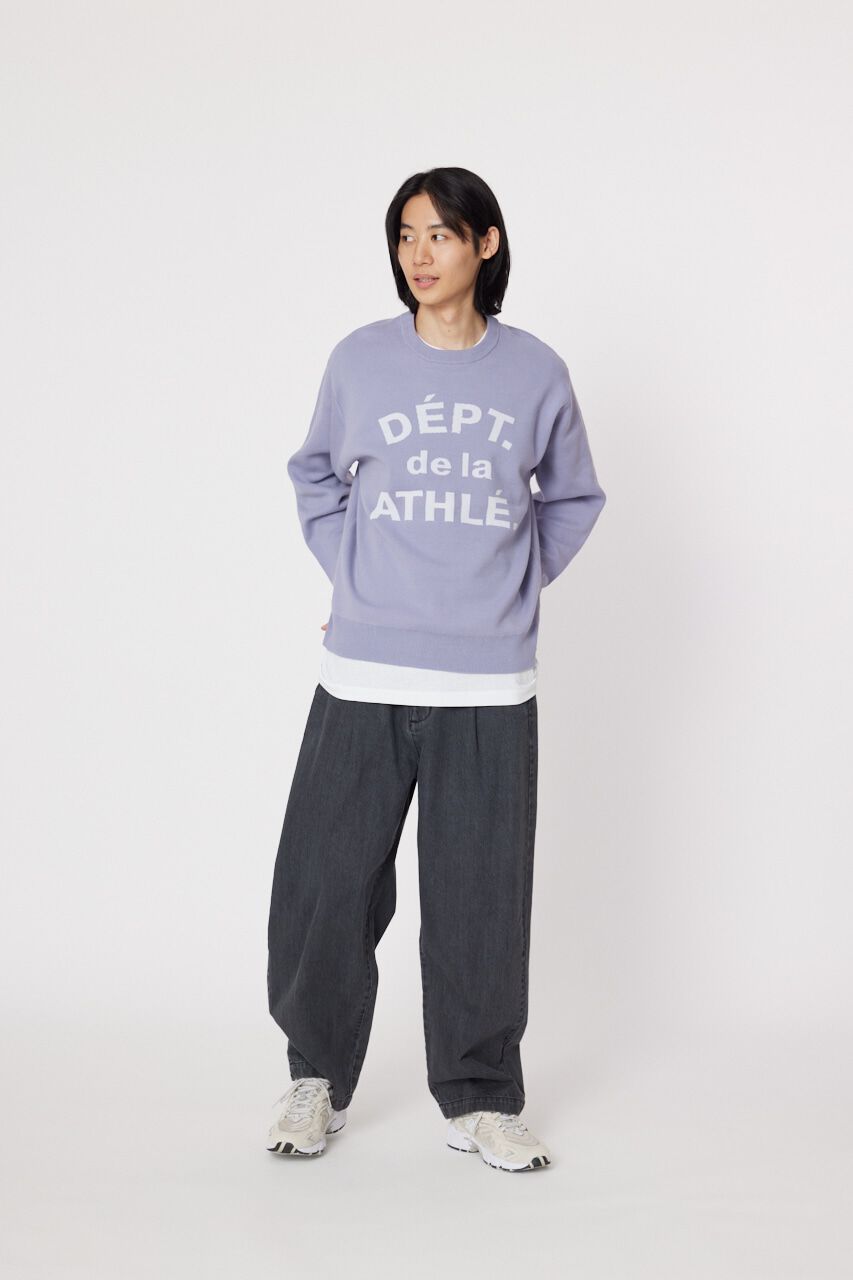 RODEO CROWNS「メンズスウェットライクジャガードニットトップス」|ニット・セーター|