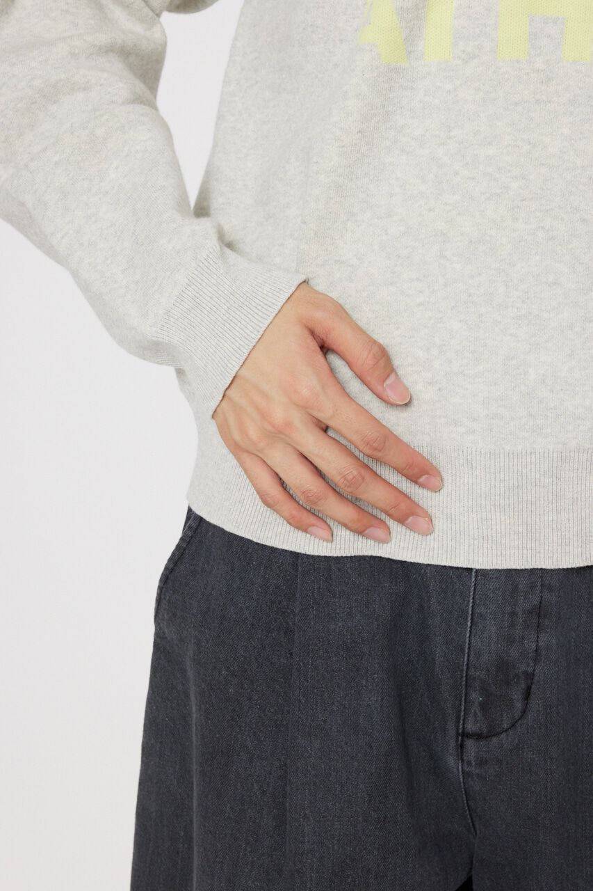 RODEO CROWNS「メンズスウェットライクジャガードニットトップス」|ニット・セーター|