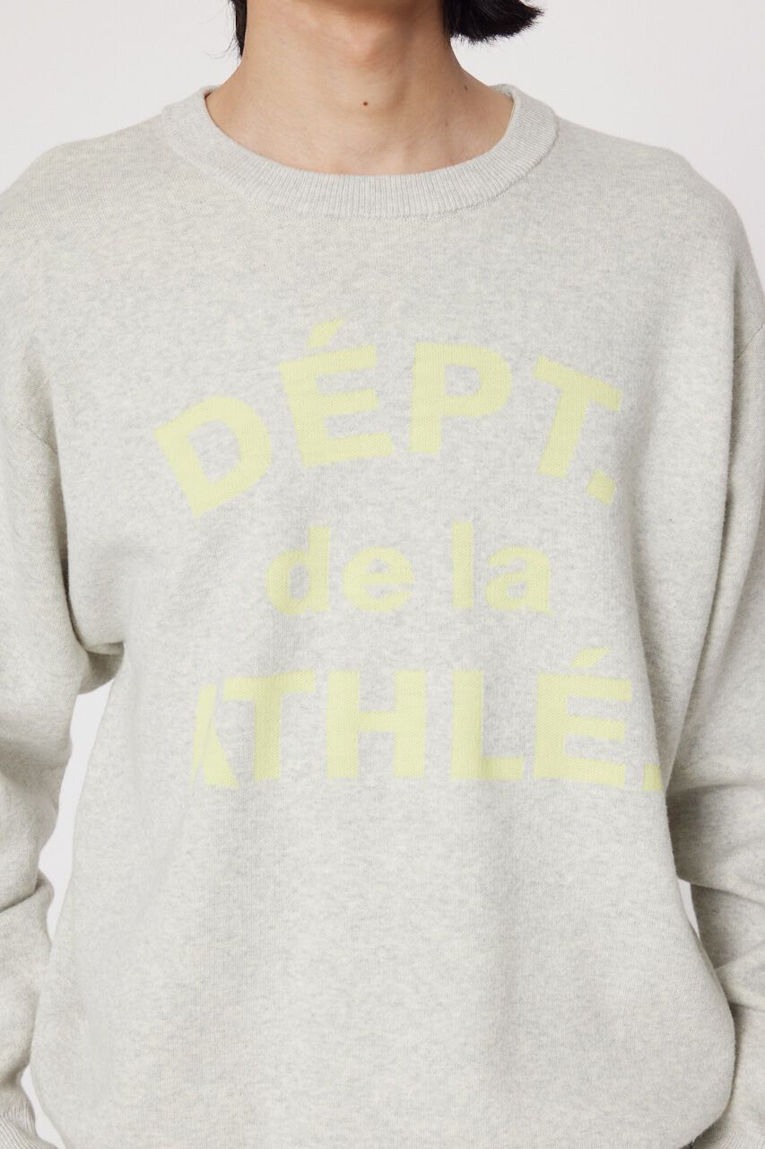 RODEO CROWNS「メンズスウェットライクジャガードニットトップス」|ニット・セーター|