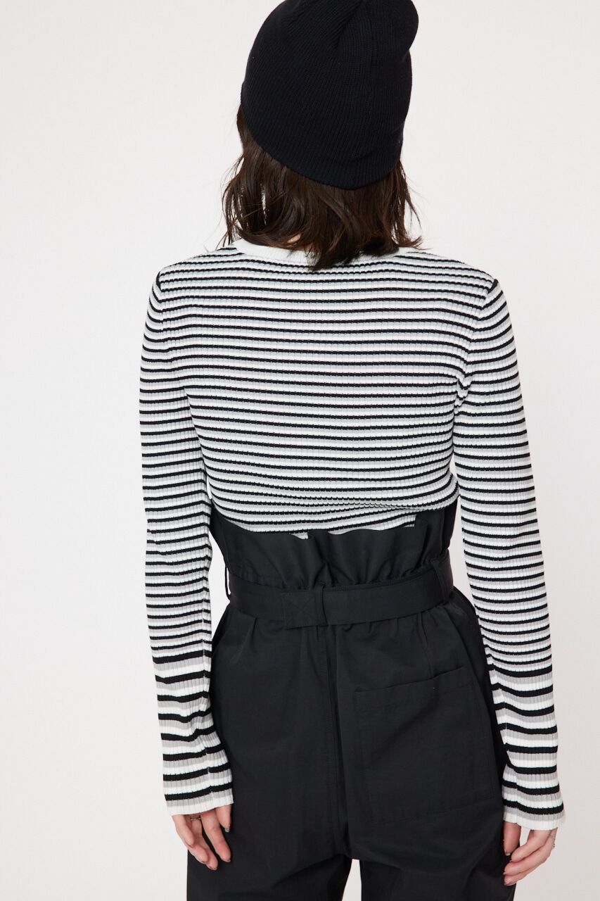 RODEO CROWNS「パターンボーダーニットトップス」|ニット・セーター|