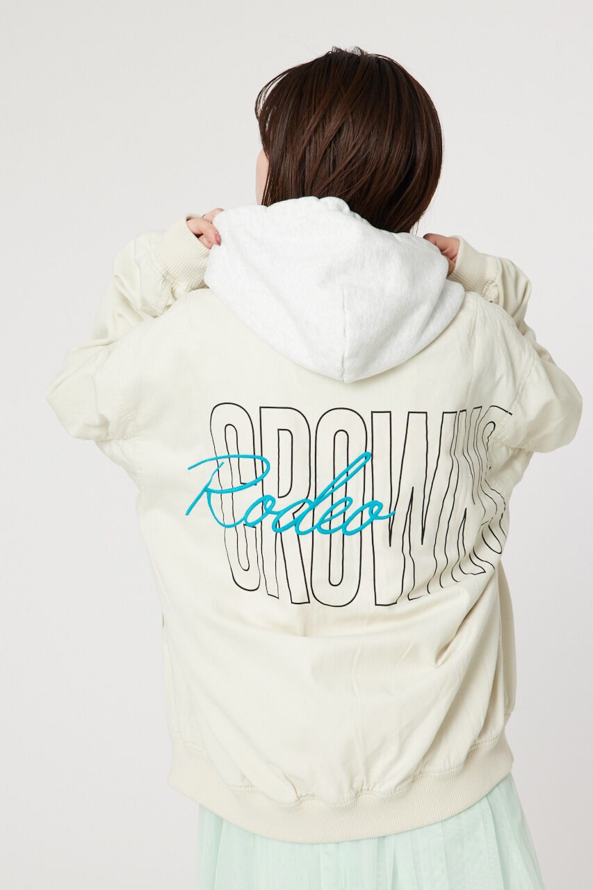 RODEO CROWNS「RCS LOGOブルゾン」|ブルゾン・スタジャン|O/WHT1