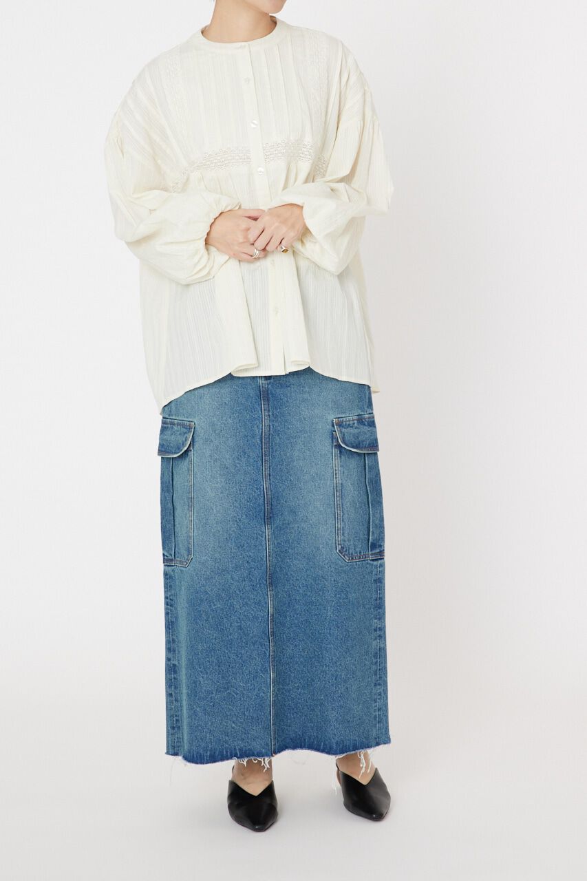 RODEO CROWNS「タックレースブラウス」|シャツ・ブラウス|