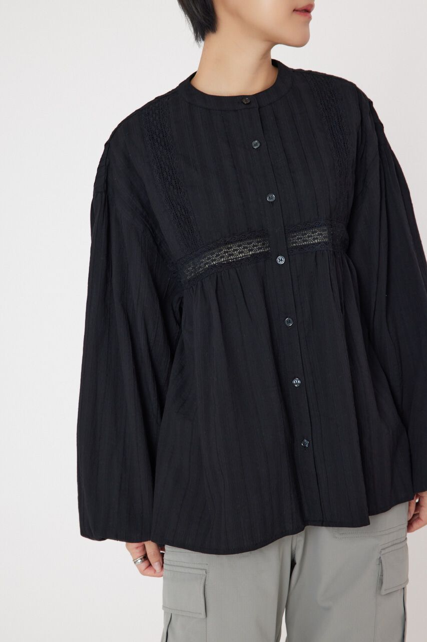 RODEO CROWNS「タックレースブラウス」|シャツ・ブラウス|