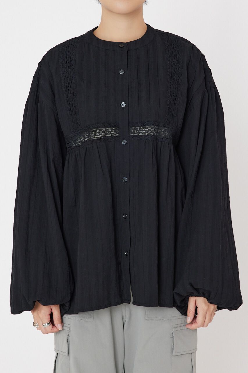 RODEO CROWNS「タックレースブラウス」|シャツ・ブラウス|