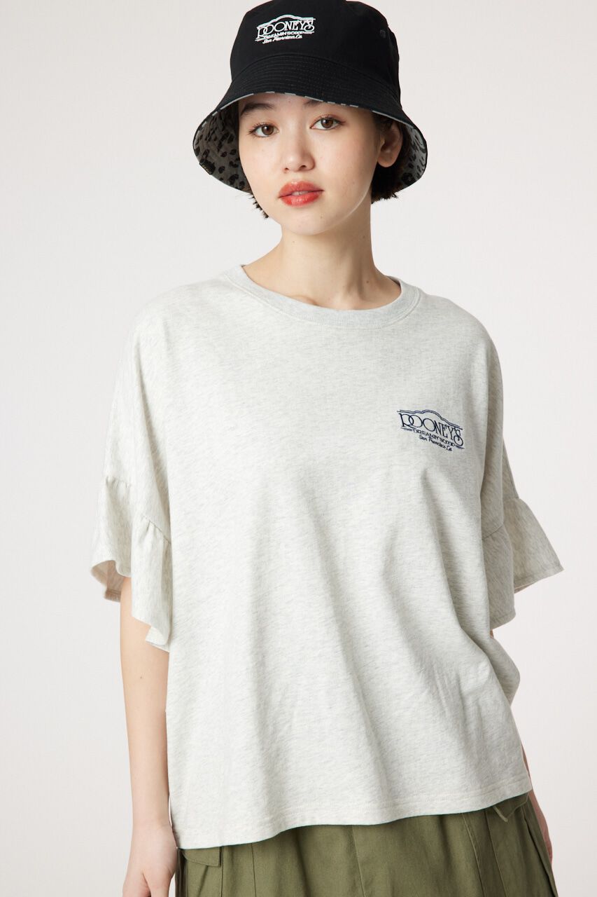 RODEO CROWNS「袖フリルトップス」|Tシャツ・カットソー|L/T.GRY1