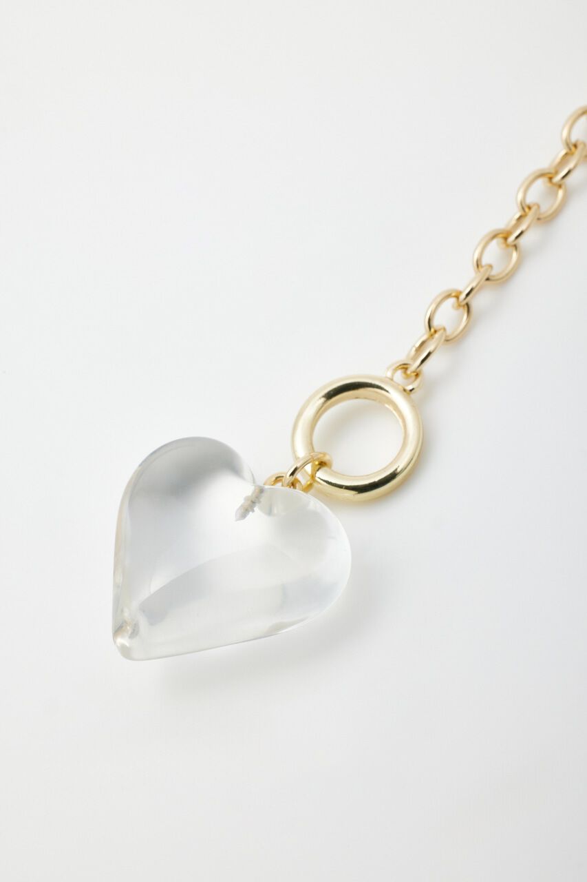 RODEO CROWNS「クリアハートモチーフネックレス」|ネックレス|