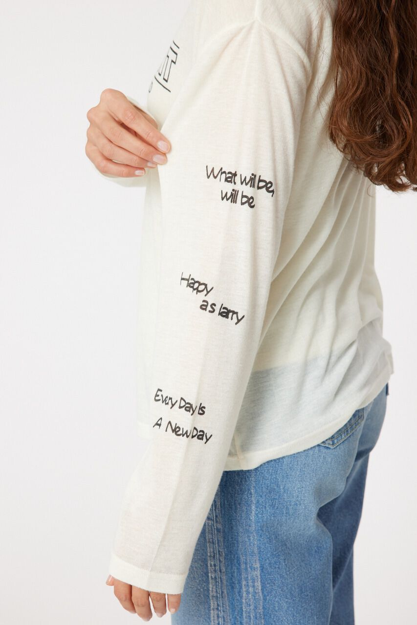 RODEO CROWNS「JUBILANTシアーL/S Tシャツ」|Tシャツ・カットソー|