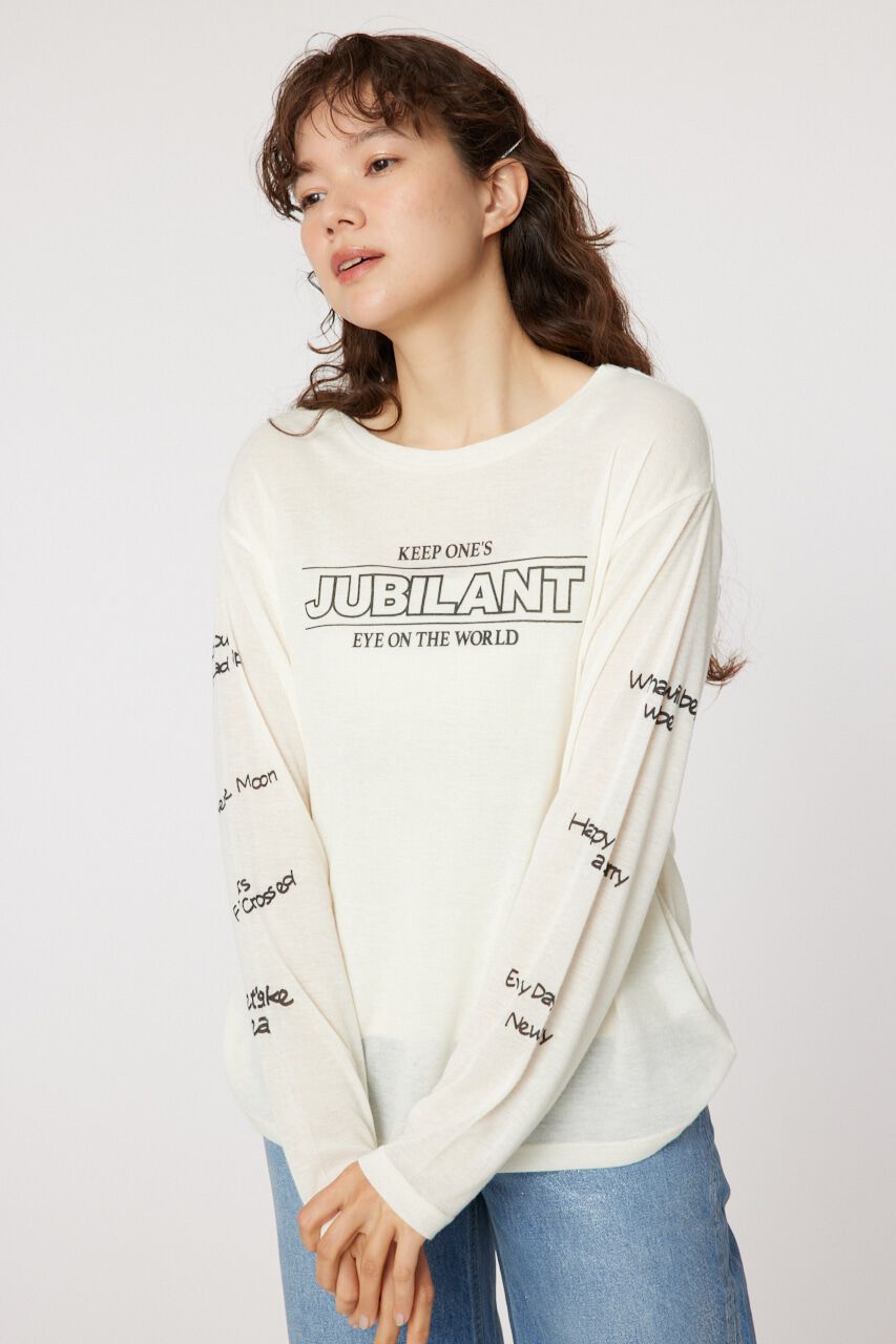 RODEO CROWNS「JUBILANTシアーL/S Tシャツ」|Tシャツ・カットソー|