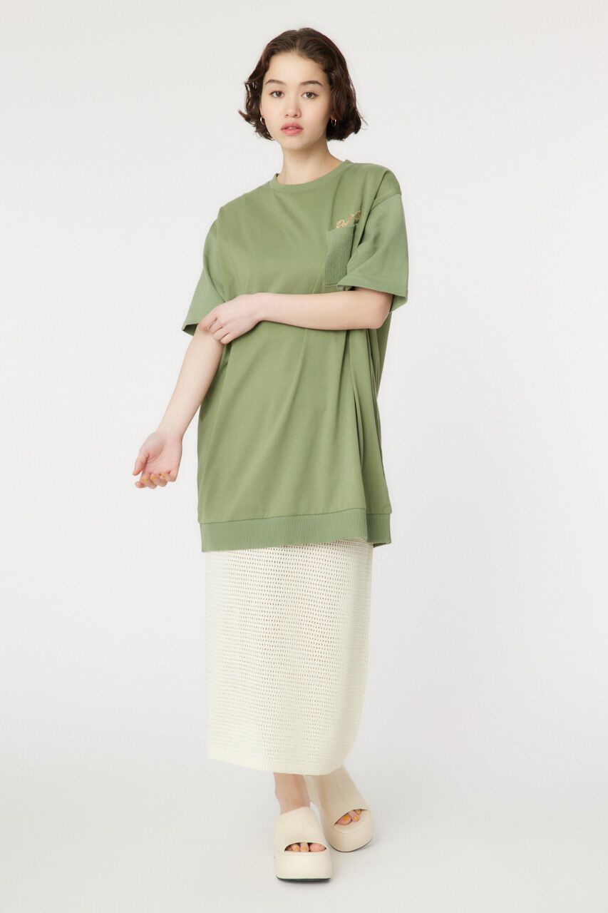 RODEO CROWNS「ドッキングロゴニットワンピース」|ワンピース|