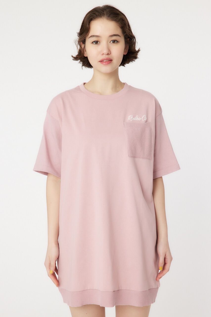 RODEO CROWNS「ドッキングロゴニットワンピース」|ワンピース|