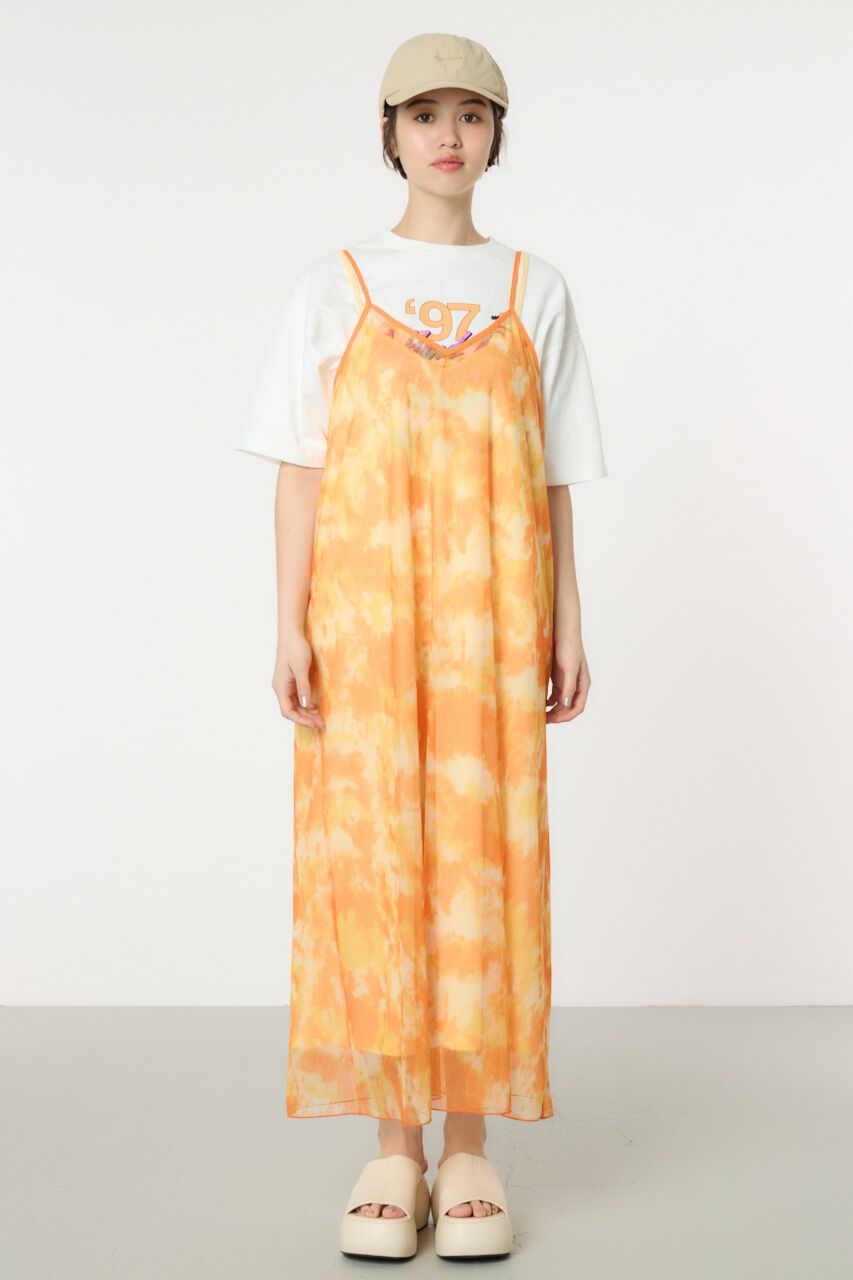 RODEO CROWNS「ニュアンスパターンシアーキャミワンピース」|ワンピース|