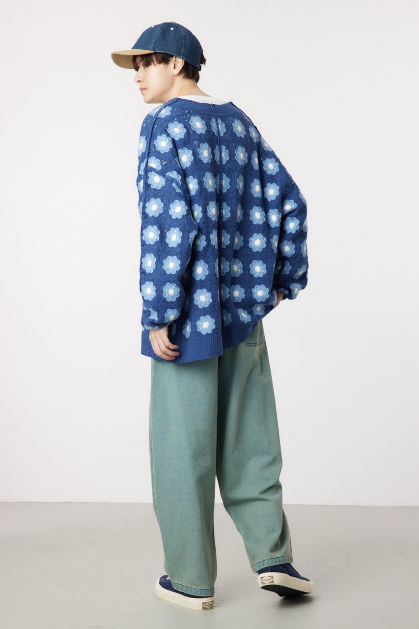 RODEO CROWNS「クロシェフラワーニットカーデ」|カーディガン|