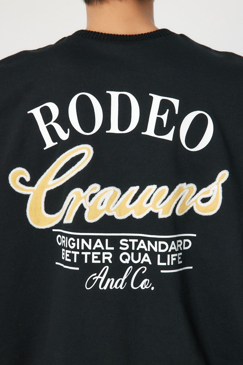 RODEO CROWNS「メンズドッキングロゴニットトップス」|ニット・セーター|