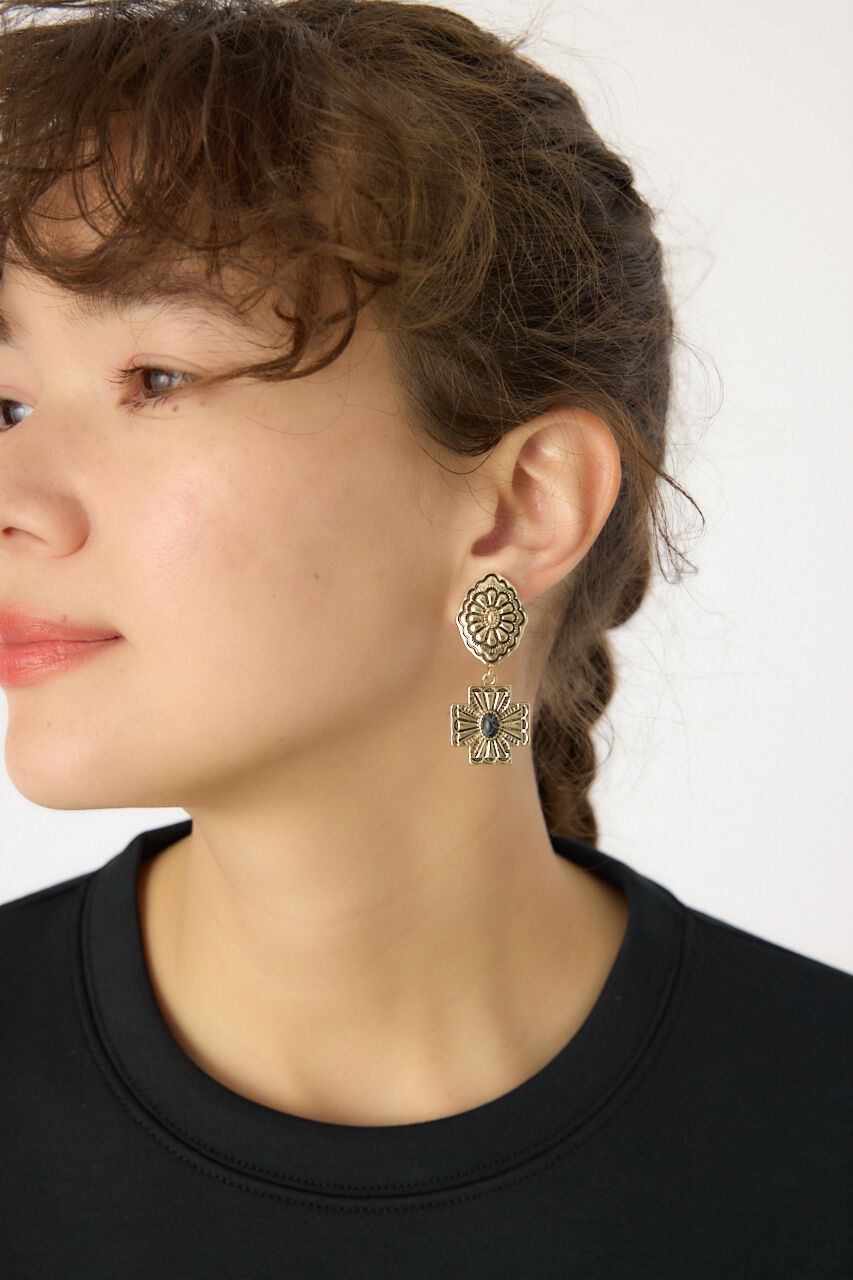 RODEO CROWNS「コンチョパーツイヤリング」|ピアス|