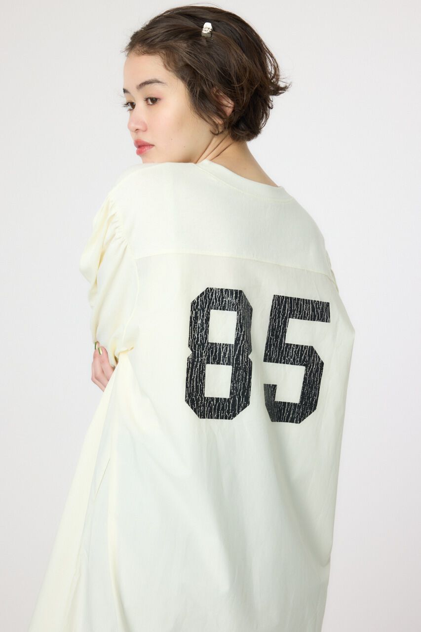 RODEO CROWNS「カレッジ 切替 パフスリーヴ ワンピース」|ワンピース|