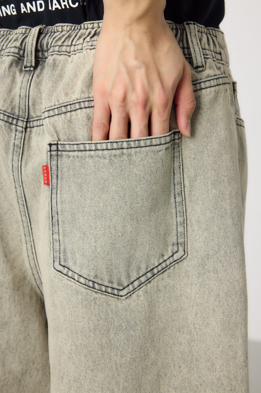 RODEO CROWNS「デニムバミューダパンツ」|デニム|