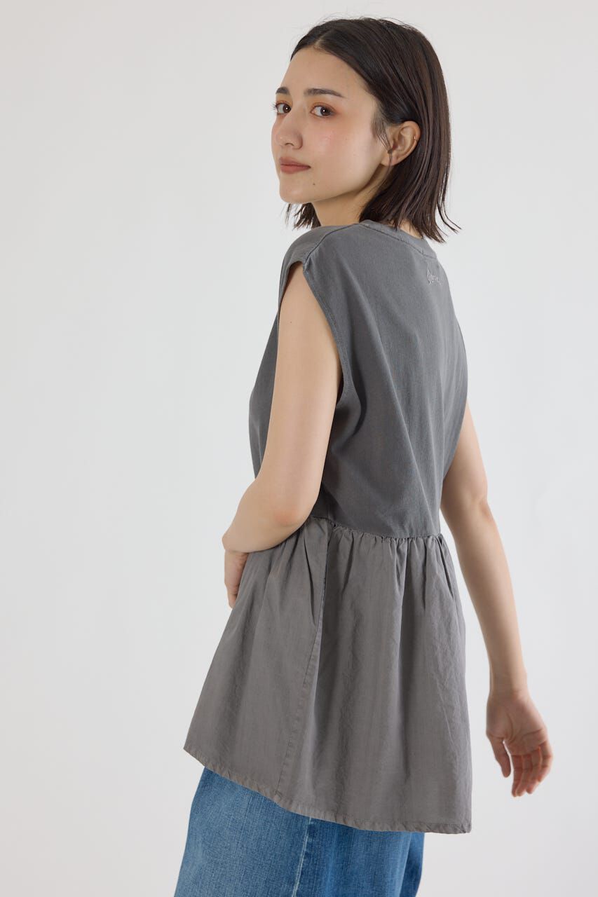 RODEO CROWNS「ピグメント切替フレアタンクトップ」|タンクトップ|