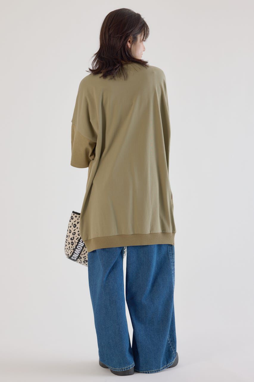 RODEO CROWNS「CURVE LOGOコンビニットワンピース」|ワンピース|