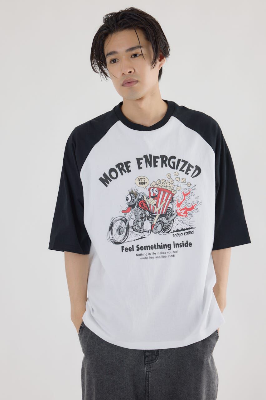 RODEO CROWNS「ロッドカスタム5分袖Tシャツ」|Tシャツ・カットソー|WHT