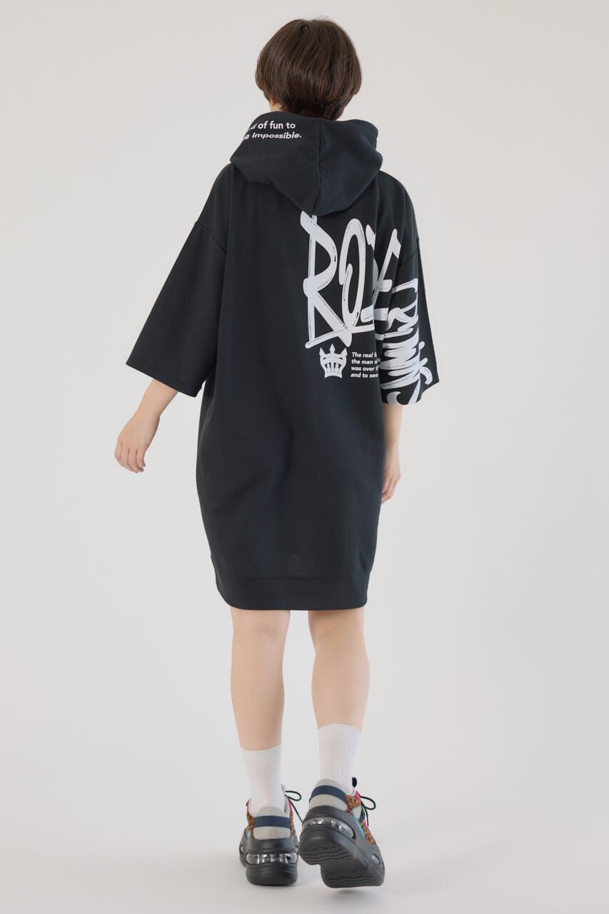 RODEO CROWNS「Right shoulder LOGOパーカーワンピース」|ワンピース|