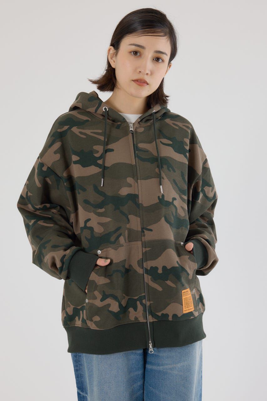 RODEO CROWNS「SHARE PATTERN Wジップ パーカー」|パーカー|