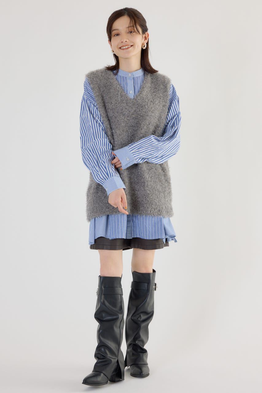 RODEO CROWNS「シャギーニットベスト」|ニット・セーター|