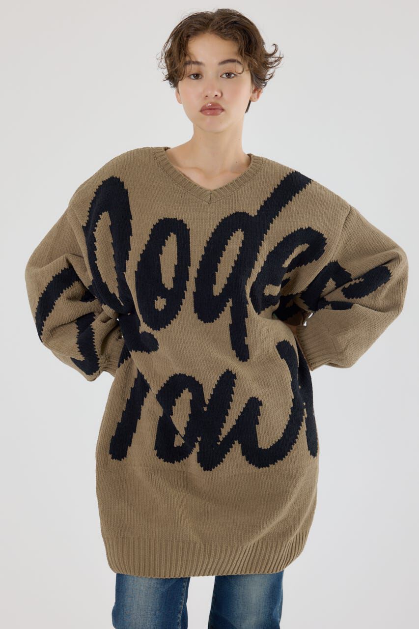 RODEO CROWNS「ロゴ2WAYモールニットワンピース」|ワンピース|