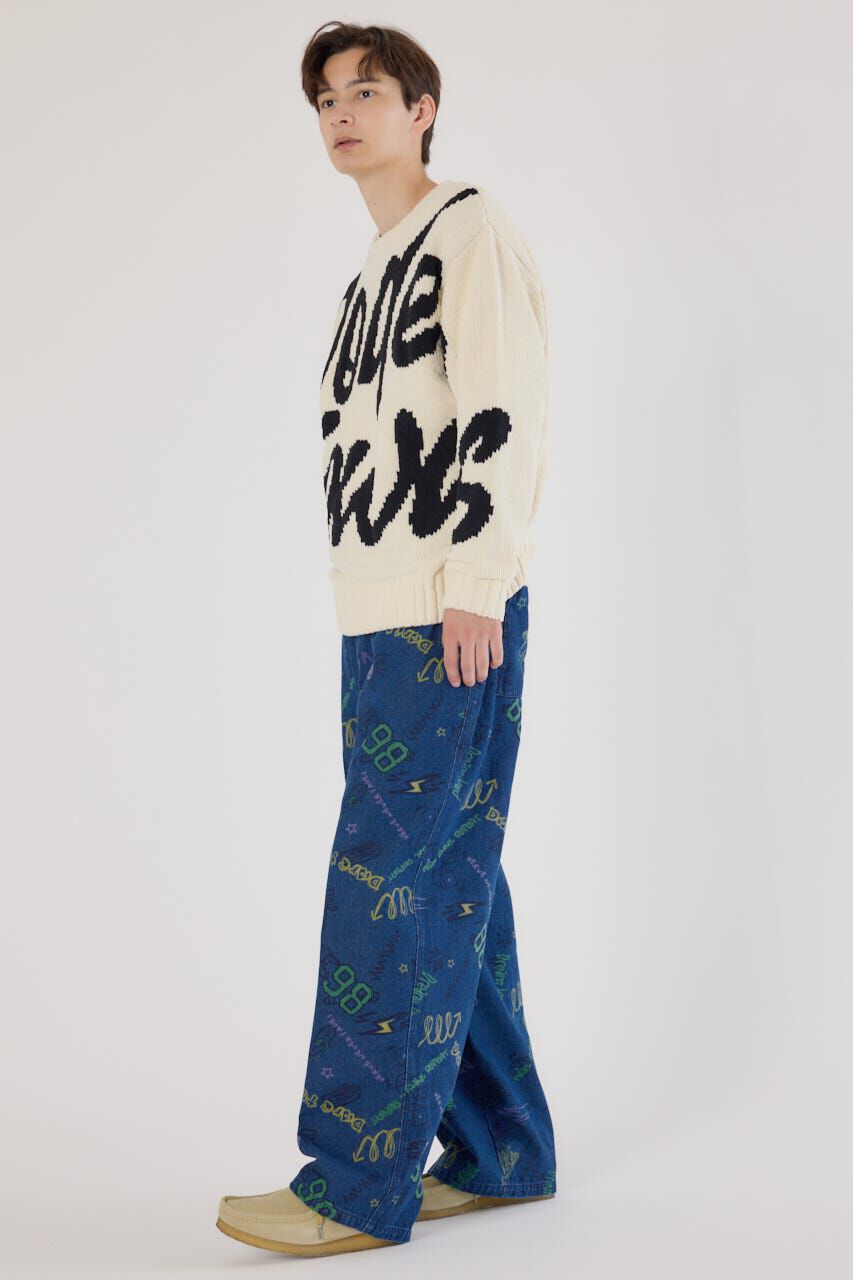 RODEO CROWNS「ロゴモールニットトップス」|ニット・セーター|