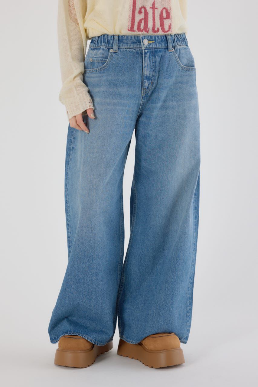 RODEO CROWNS「ビッグリボンデニムパンツ」|デニム|