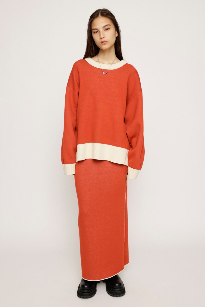 SLY「REVERSIBLE KNIT SLIT スカート」|スカート|