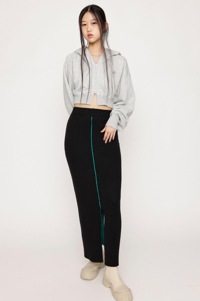 SLY「REVERSIBLE KNIT SLIT スカート」|スカート|