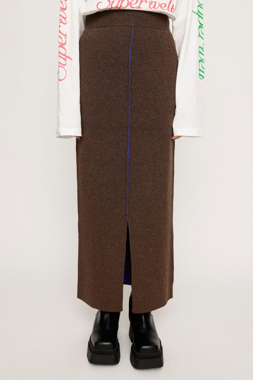 SLY「REVERSIBLE KNIT SLIT スカート」|スカート|