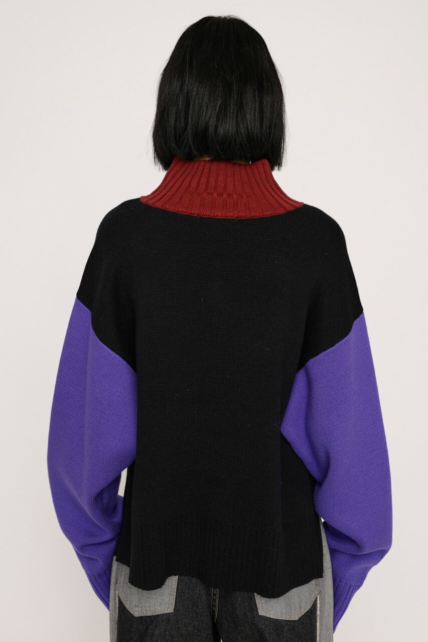 SLY「MILANO RIB ZIP トップス」|ニット・セーター|