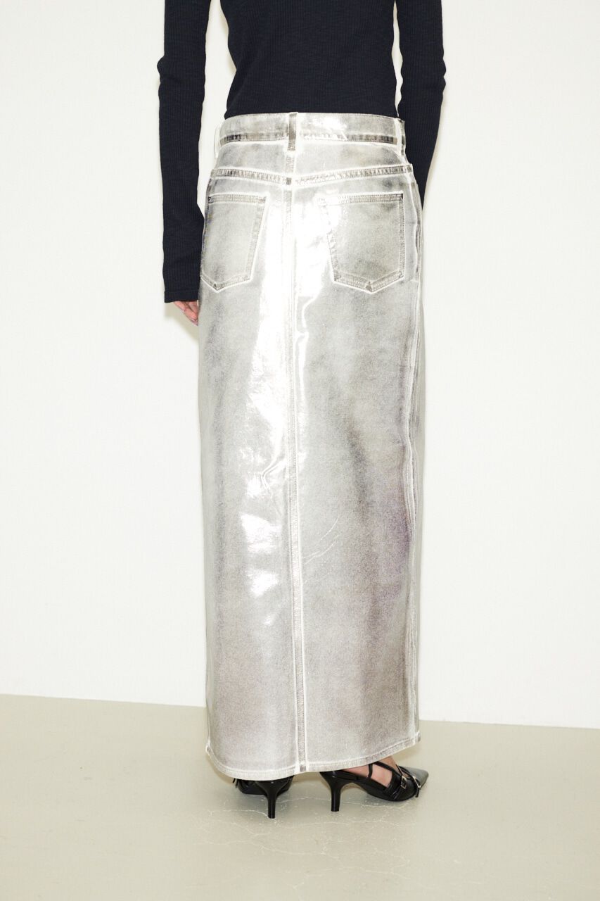SLY「SHINY FRONT SLIT COLUMN SK-E」|スカート|