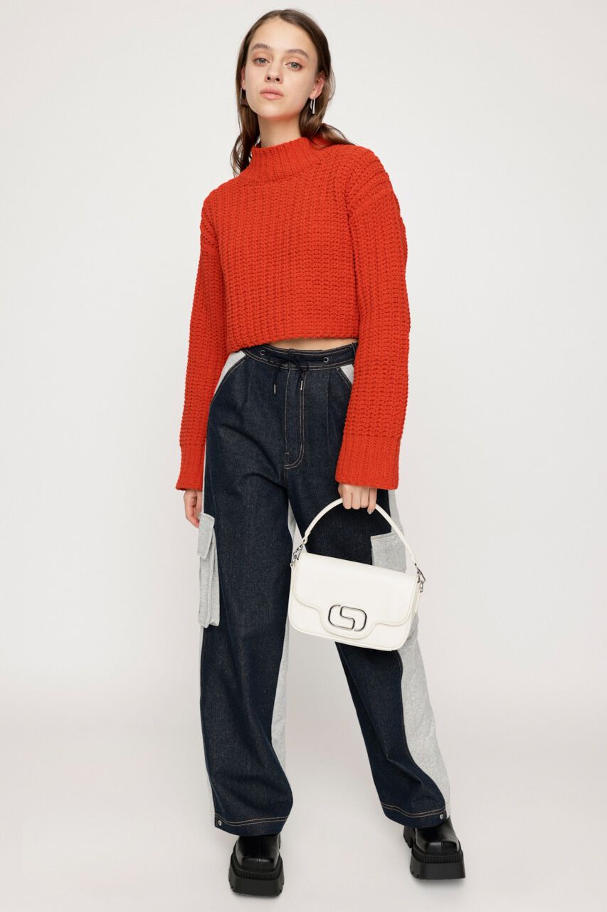 SLY「MOLE YARN CROP トップス」|ニット・セーター|