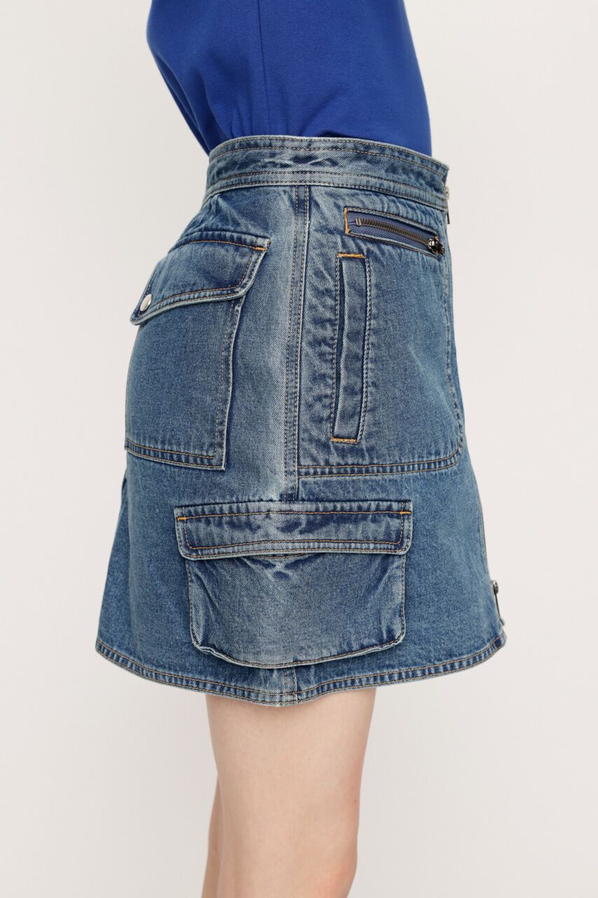 SLY「FRONT ZIP SAFARI SK-B」|スカート|