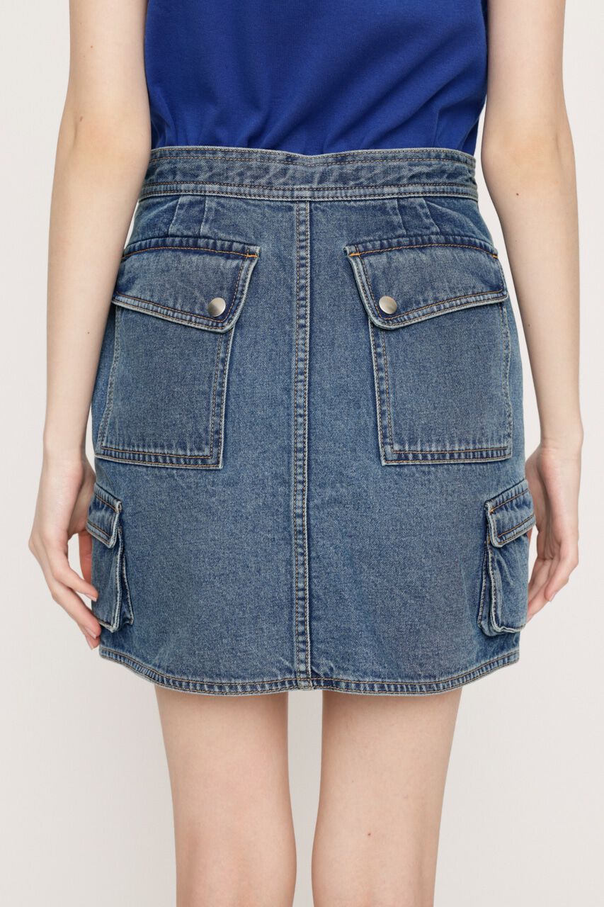 SLY「FRONT ZIP SAFARI SK-B」|スカート|