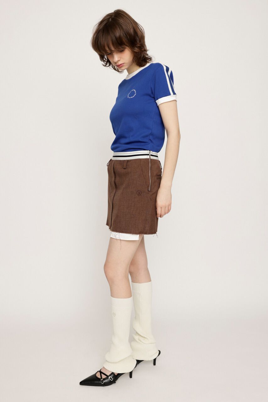 SLY「DAMAGE LINING ショートスカート」|スカート|