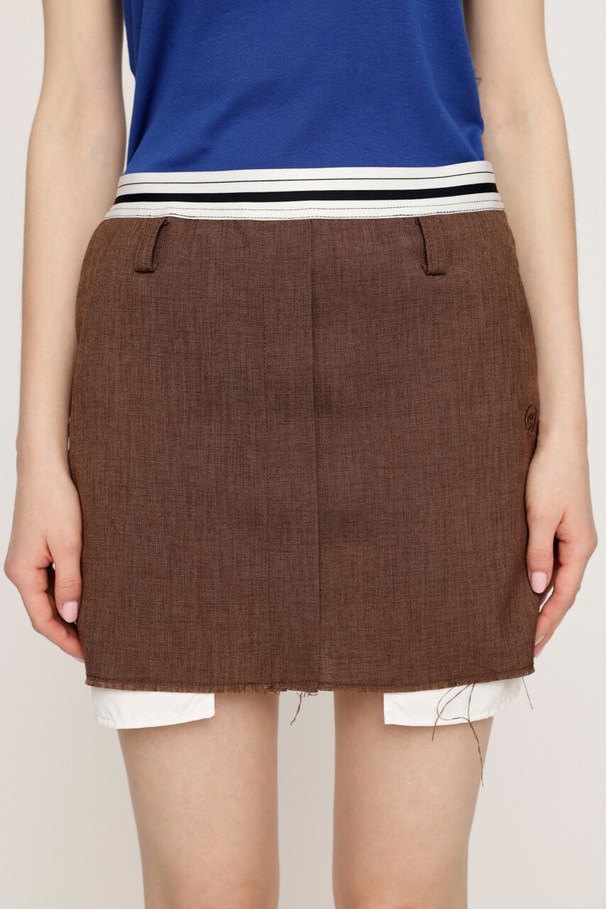 SLY「DAMAGE LINING ショートスカート」|スカート|