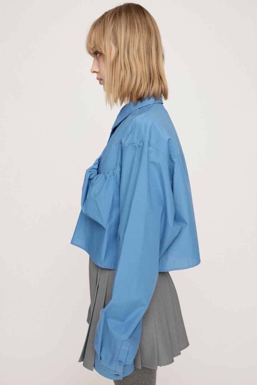 SLY「GATHER POCKET CROPPED シャツ」|シャツ・ブラウス|